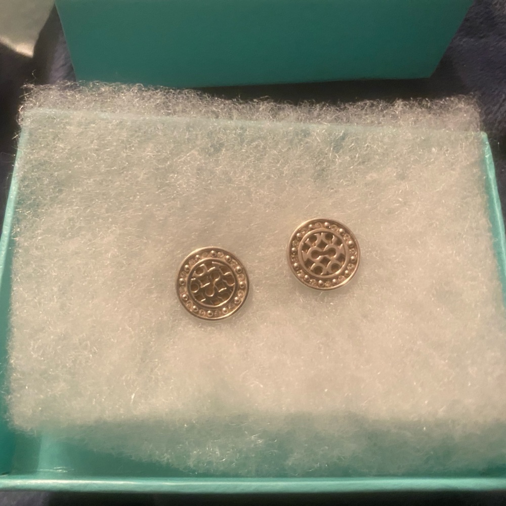 Vintage Coach stud earrings